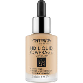 Catrice HD Liquid Coverage Foundation dropper applicator close-up