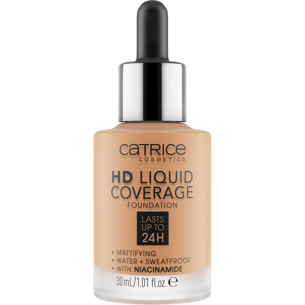 Catrice HD Liquid Coverage Foundation dropper applicator close-up