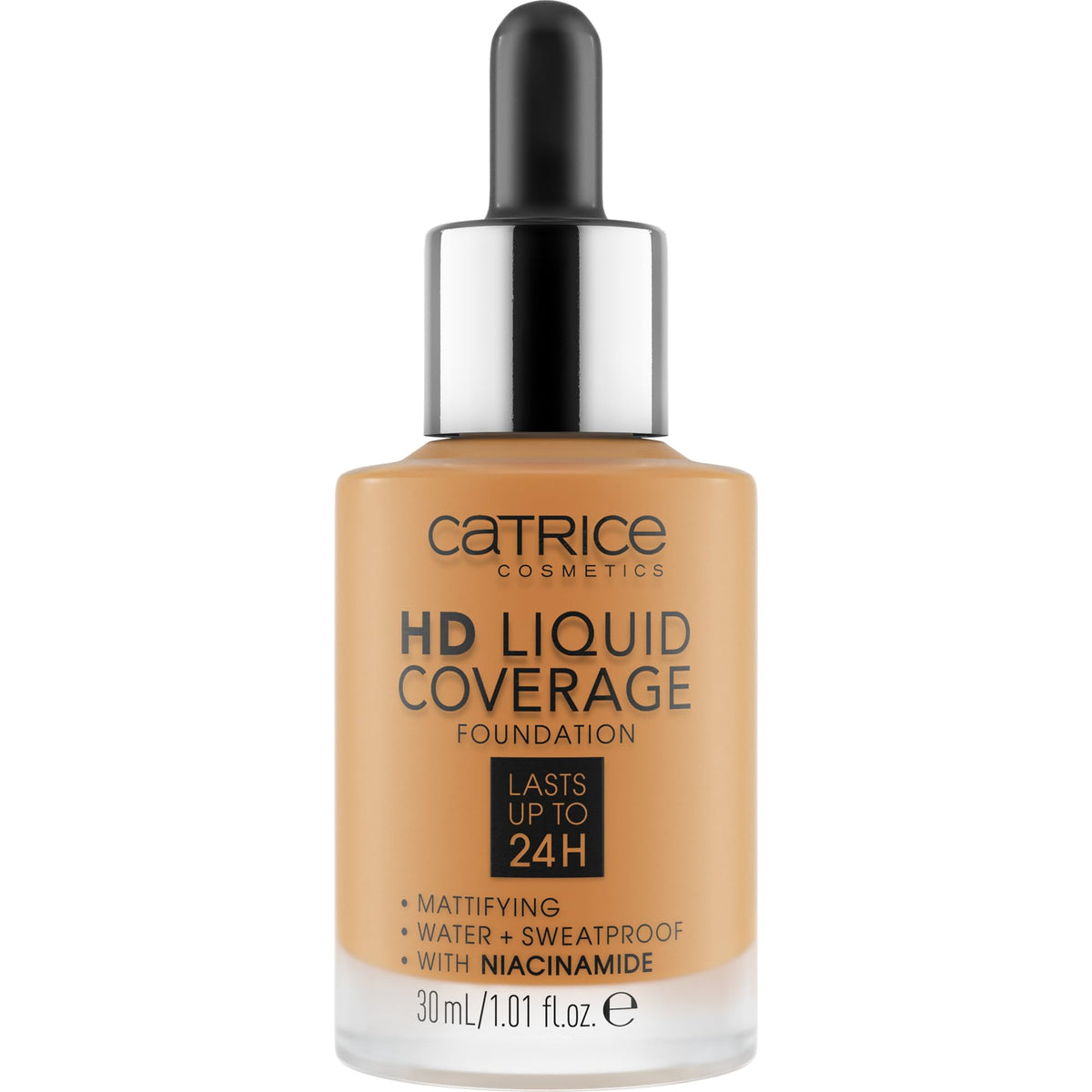 Catrice HD Liquid Coverage Foundation dropper applicator close-up