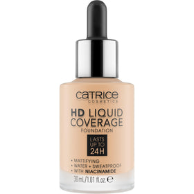 Catrice HD Liquid Coverage Foundation dropper applicator close-up