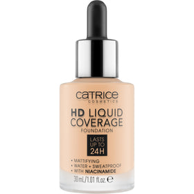Catrice HD Liquid Coverage Foundation dropper applicator close-up