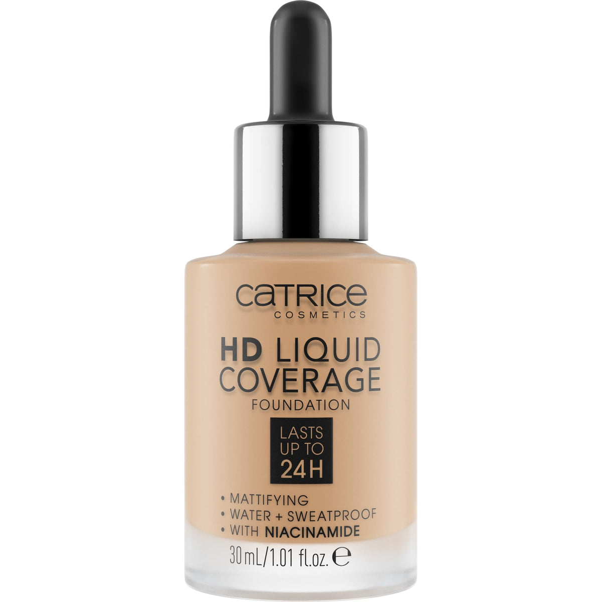 Catrice HD Liquid Coverage Foundation dropper applicator close-up