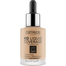 Catrice HD Liquid Coverage Foundation dropper applicator close-up