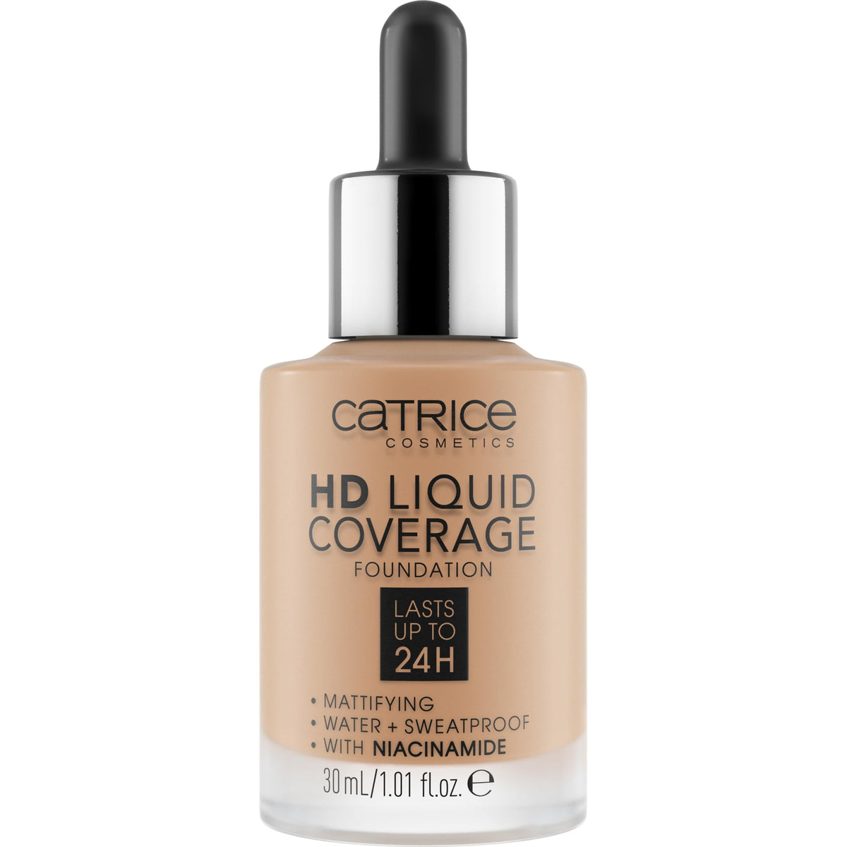 Catrice HD Liquid Coverage Foundation dropper applicator close-up