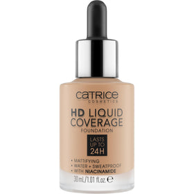 Catrice HD Liquid Coverage Foundation dropper applicator close-up
