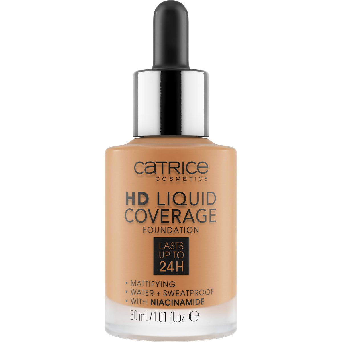 Catrice HD Liquid Coverage Foundation dropper applicator close-up