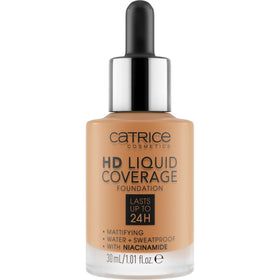 Catrice HD Liquid Coverage Foundation dropper applicator close-up