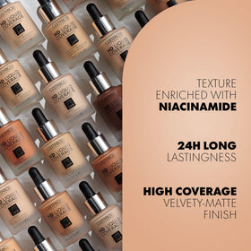 Catrice HD Liquid Coverage Foundation in a makeup setup