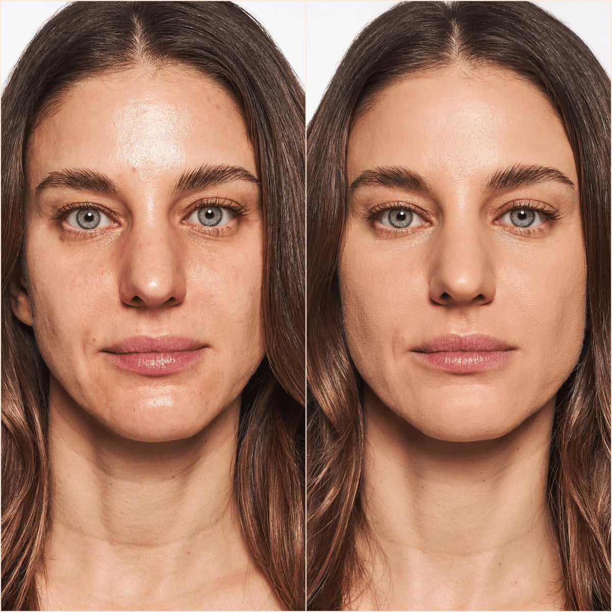 Catrice HD Liquid Coverage Foundation in use with makeup brush