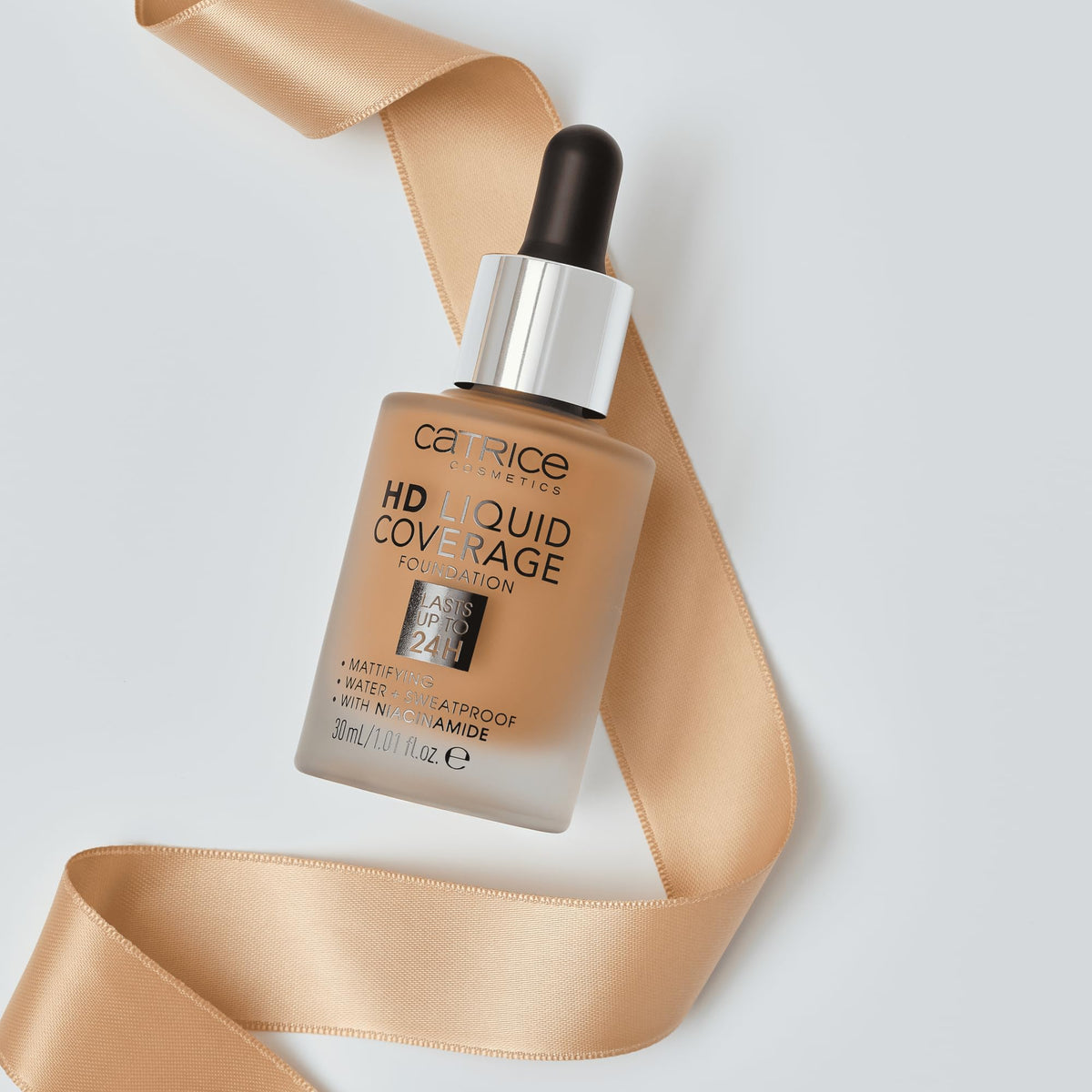 Catrice HD Liquid Coverage Foundation swatch on hand