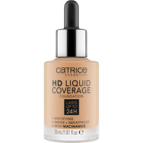 Catrice HD Liquid Coverage Foundation swatch on skin