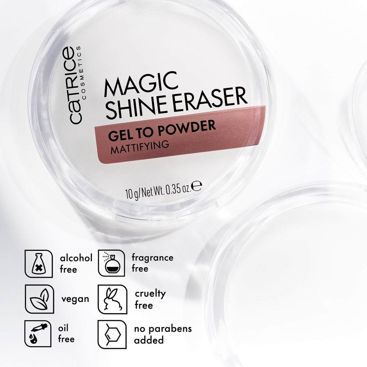 Catrice Magic Shine Eraser Gel-To-Powder texture close-up
