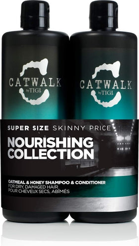 CATWALK by TIGI Oatmeal & Honey Shampoo and Conditioner set front view