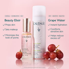 Caudalie Grape Water Moisturizing Face Mist 200 mL with organic grapes