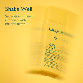 Caudalie Vinosun sunscreen application on skin