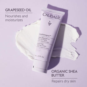 Caudalie Vinotherapist Hand and Nail Cream on a hand