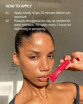 Cay Skin Isle Lip Balm SPF 30 in a beach setting