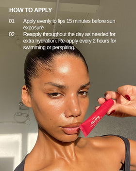 Cay Skin Isle Lip Balm SPF 30 Vanilla Brown Sugar in hand