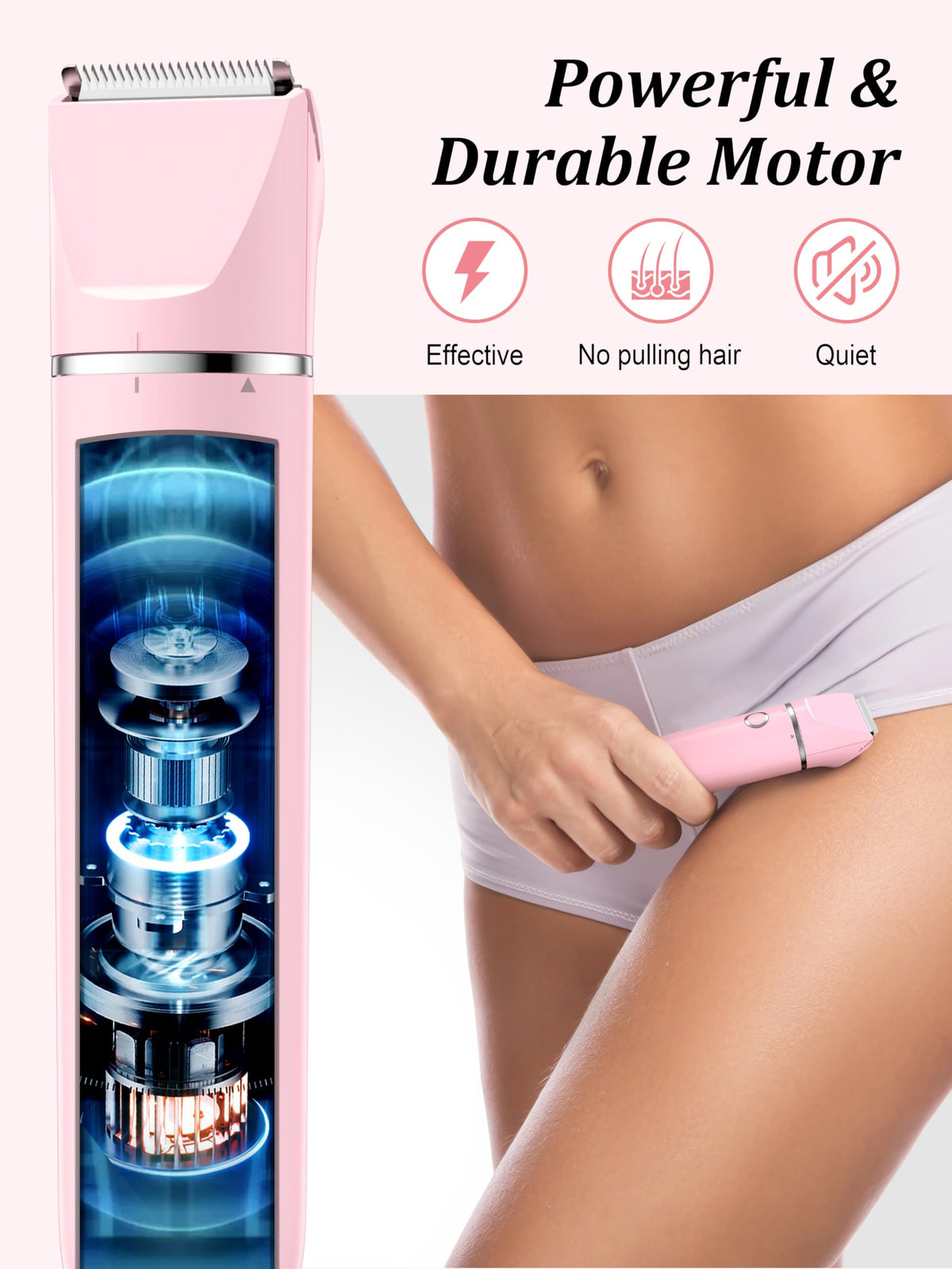 Cayzor shaver kit in carrying bag for travel