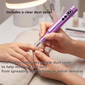 CBVCBV cordless nail drill with transparent dust cover