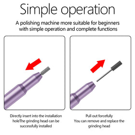 CBVCBV Nail Drill Kit lightweight design for easy carrying