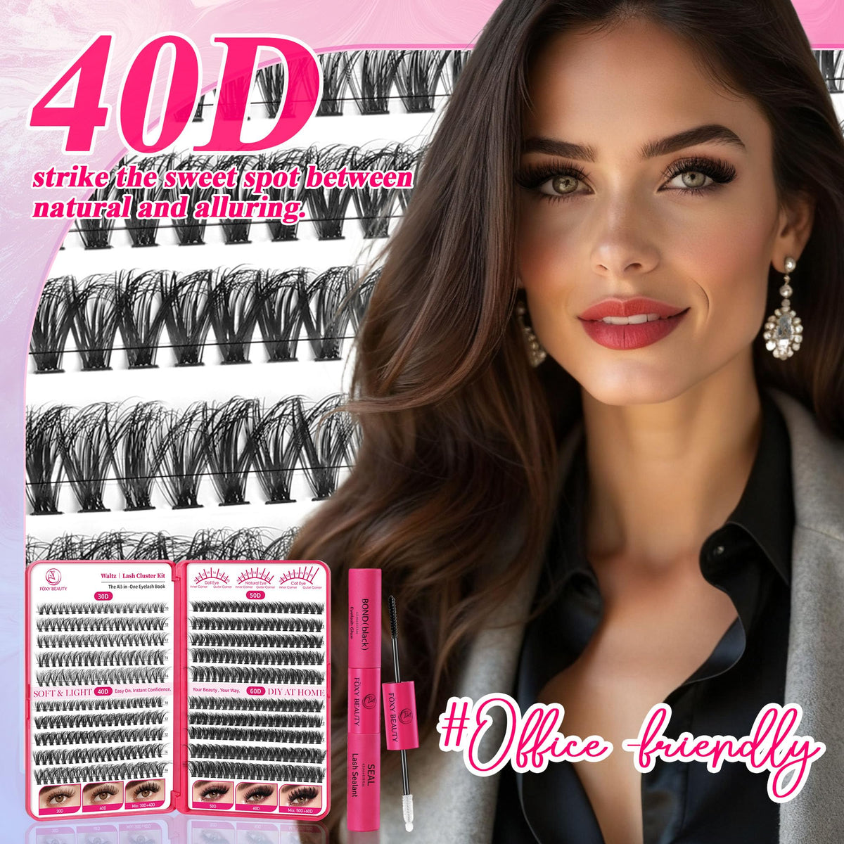 CCODDY lash clusters kit contents overview