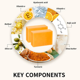 ceedoo Kojic Acid Soap packaging with soap holder