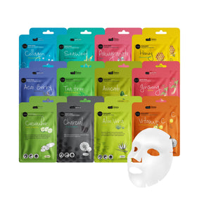 Celavi Face Mask Sheet Set 24 Pack front view