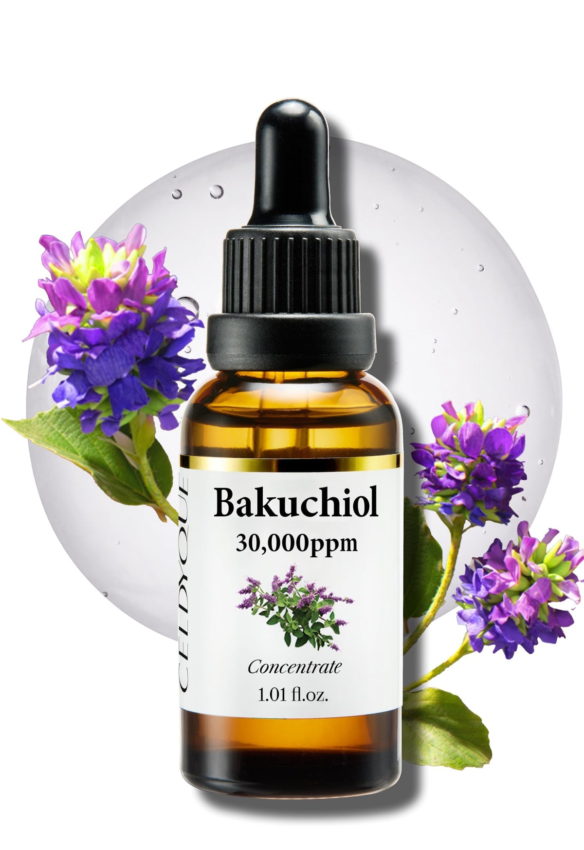 CELDYQUE Bakuchiol Concentrate Serum 30,000 ppm front view