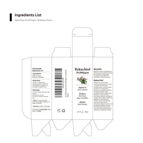CELDYQUE Bakuchiol Concentrate Serum ingredients list
