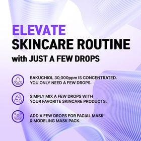 CELDYQUE Bakuchiol Serum texture on skin