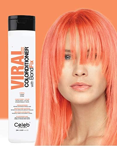 Celeb Luxury Color Depositing Conditioner 272g in bathroom setting