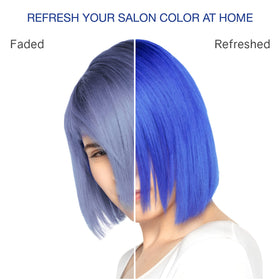 Celeb Luxury Colorditioner Deep Blue application on hair
