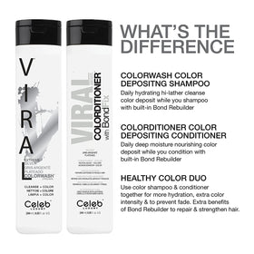 Celeb Luxury Colorditioner Silver side view showing size