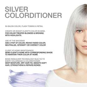 Celeb Luxury Colorditioner Silver texture close-up
