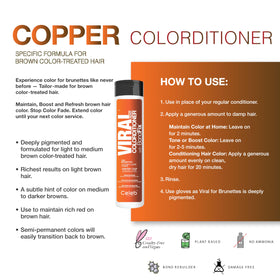Celeb Luxury Colorwash Copper application on wet hair