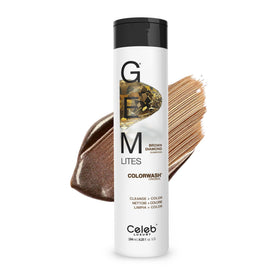 Celeb Luxury Gem Lites Colorwash Brown Diamond shampoo bottle front view