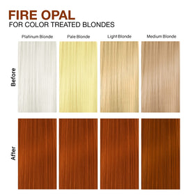 Celeb Luxury Gem Lites Colorwash Fire Opal Shampoo cap close-up