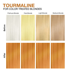 Celeb Luxury Gem Lites Colorwash Tourmaline shampoo poured into hand