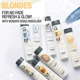 Celeb Luxury Gem Lites Colorwash Tourmaline shampoo texture close-up