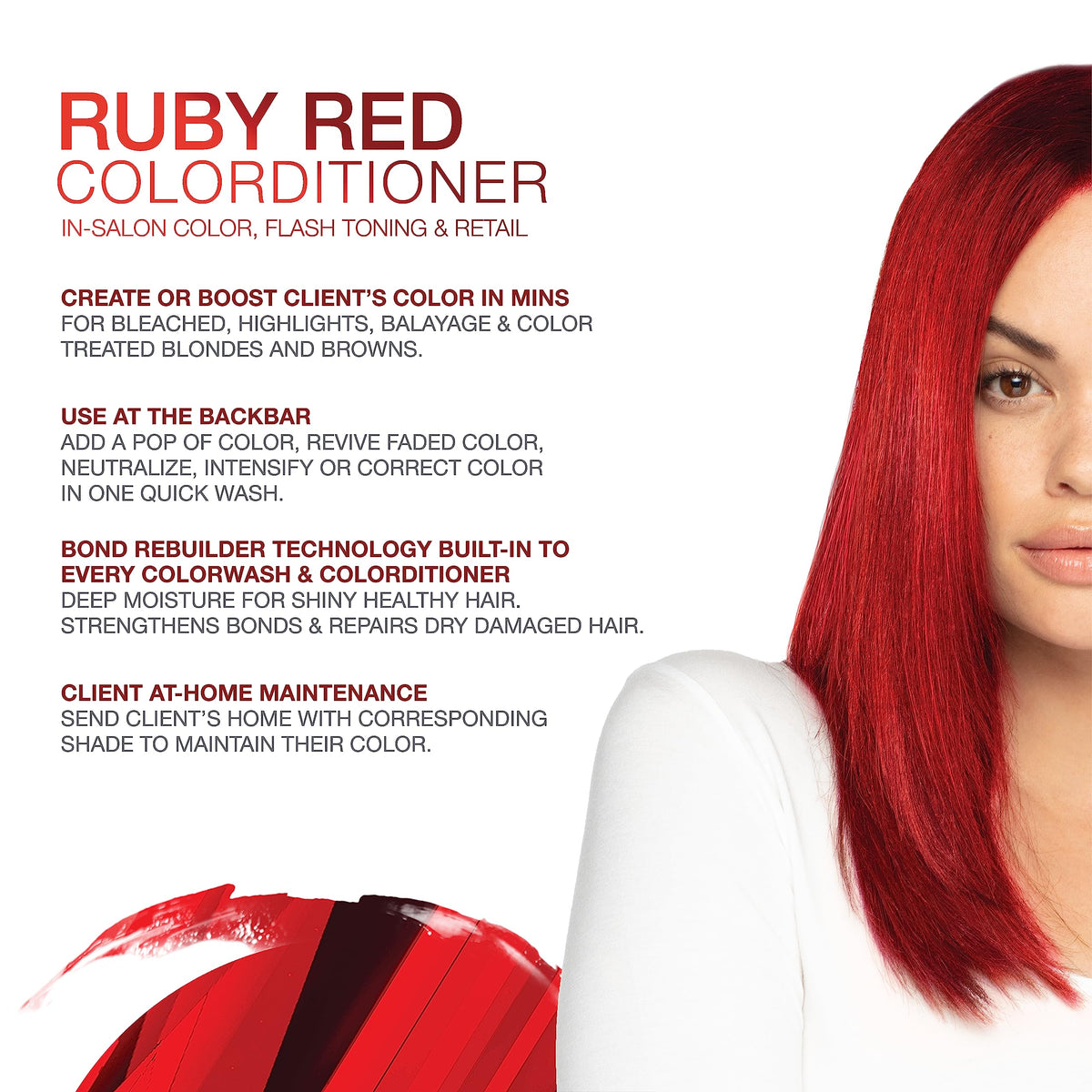 Celeb Luxury Gem Lites Ruby Red Colorditioner 281g back view