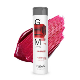 Celeb Luxury Gem Lites Ruby Red Colorwash Shampoo front view