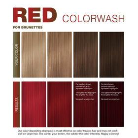 Celeb Luxury Red Hair Color Depositing Colorwash with BondFix technology