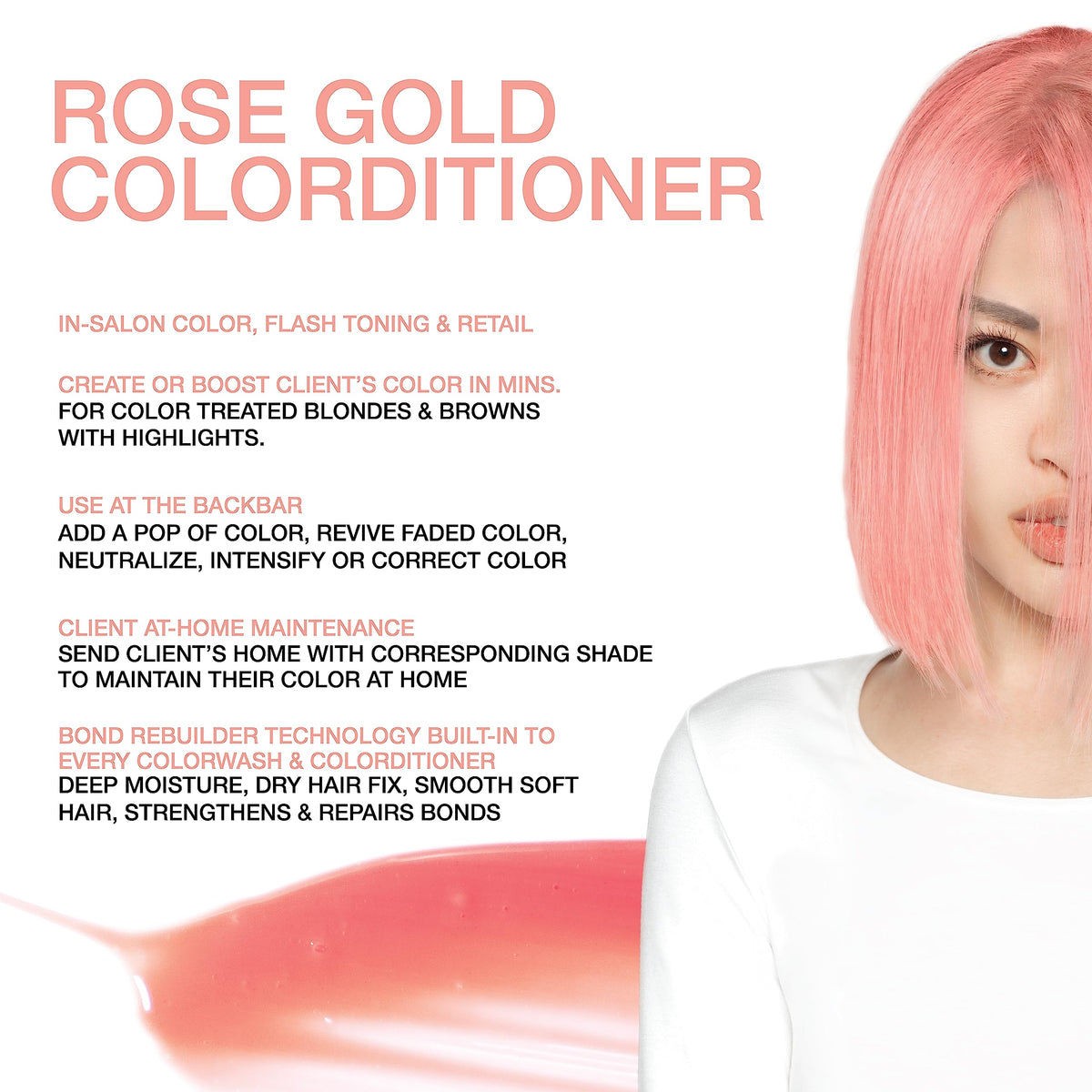 Celeb Luxury Rose Gold Colorditioner 281g back view
