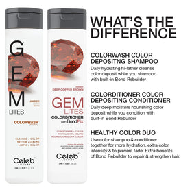 Celeb Luxury shampoo packaging details