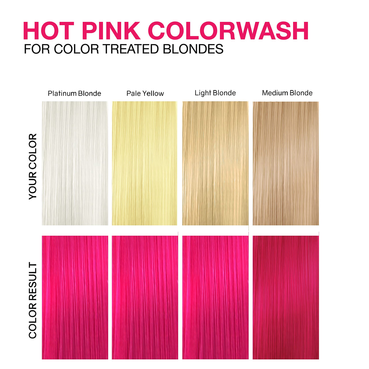 Celeb Luxury Viral Colorwash Hot Pink Shampoo with pump