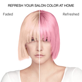 Celeb Luxury Viral Colorwash Pastel Light Pink shampoo close-up of cap