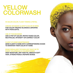 Celeb Luxury Viral Colorwash Yellow Shampoo back view