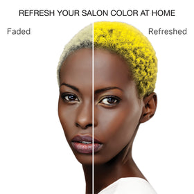 Celeb Luxury Viral Colorwash Yellow Shampoo side view