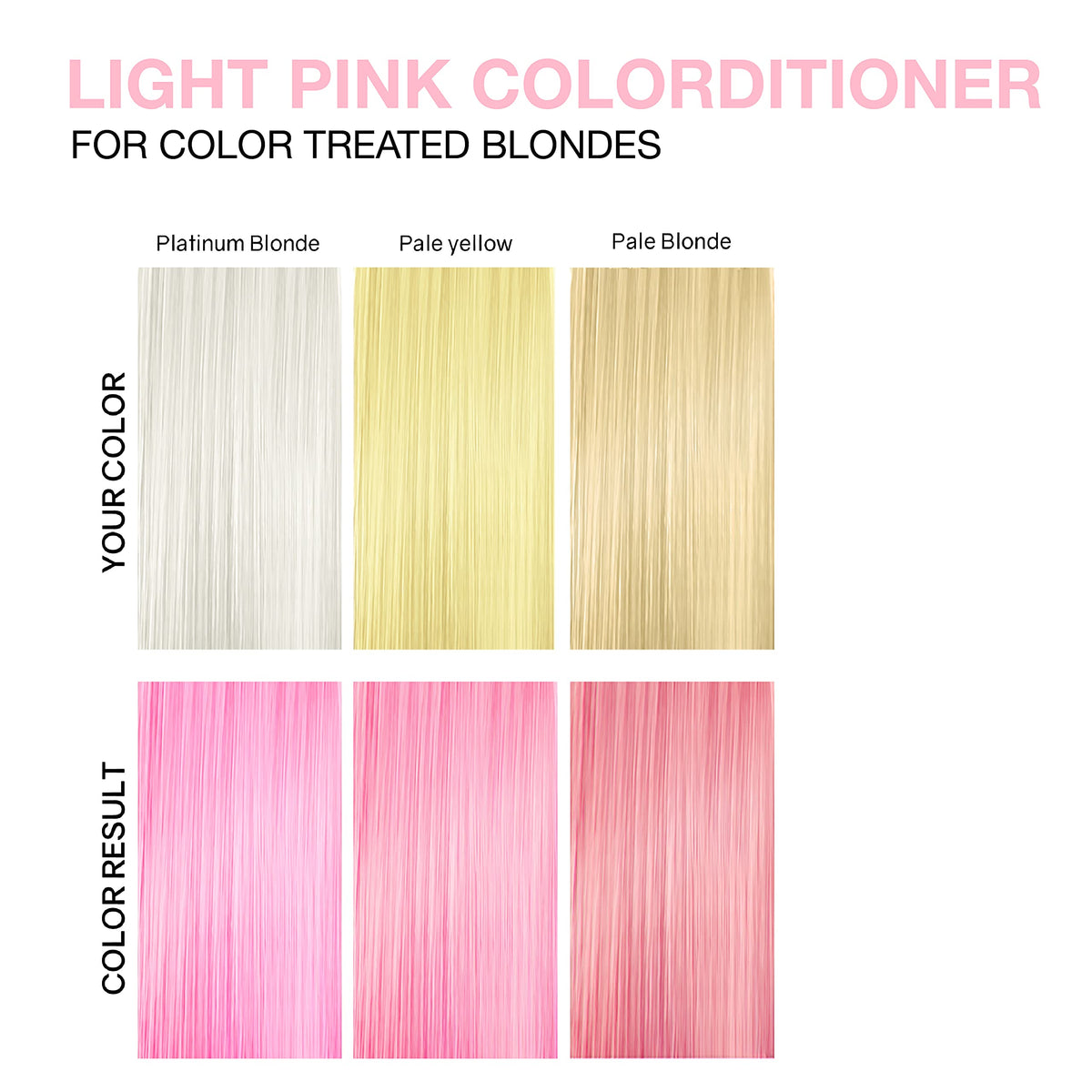 Celeb Luxury Viral Light Pink Colorditioner 280g on bathroom shelf